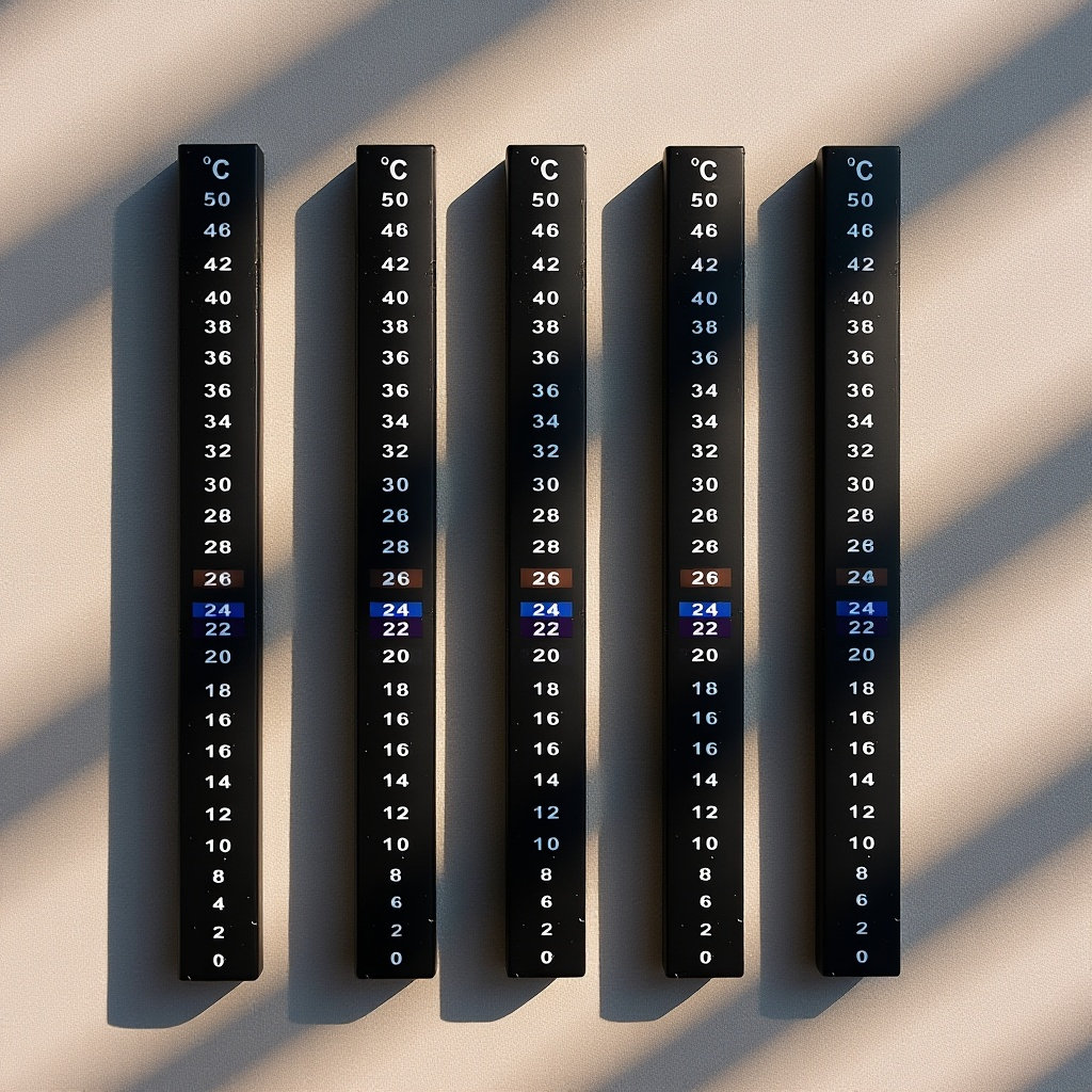 Temperature Strip Thermometer - 5 Pezzi di Adesivi per la