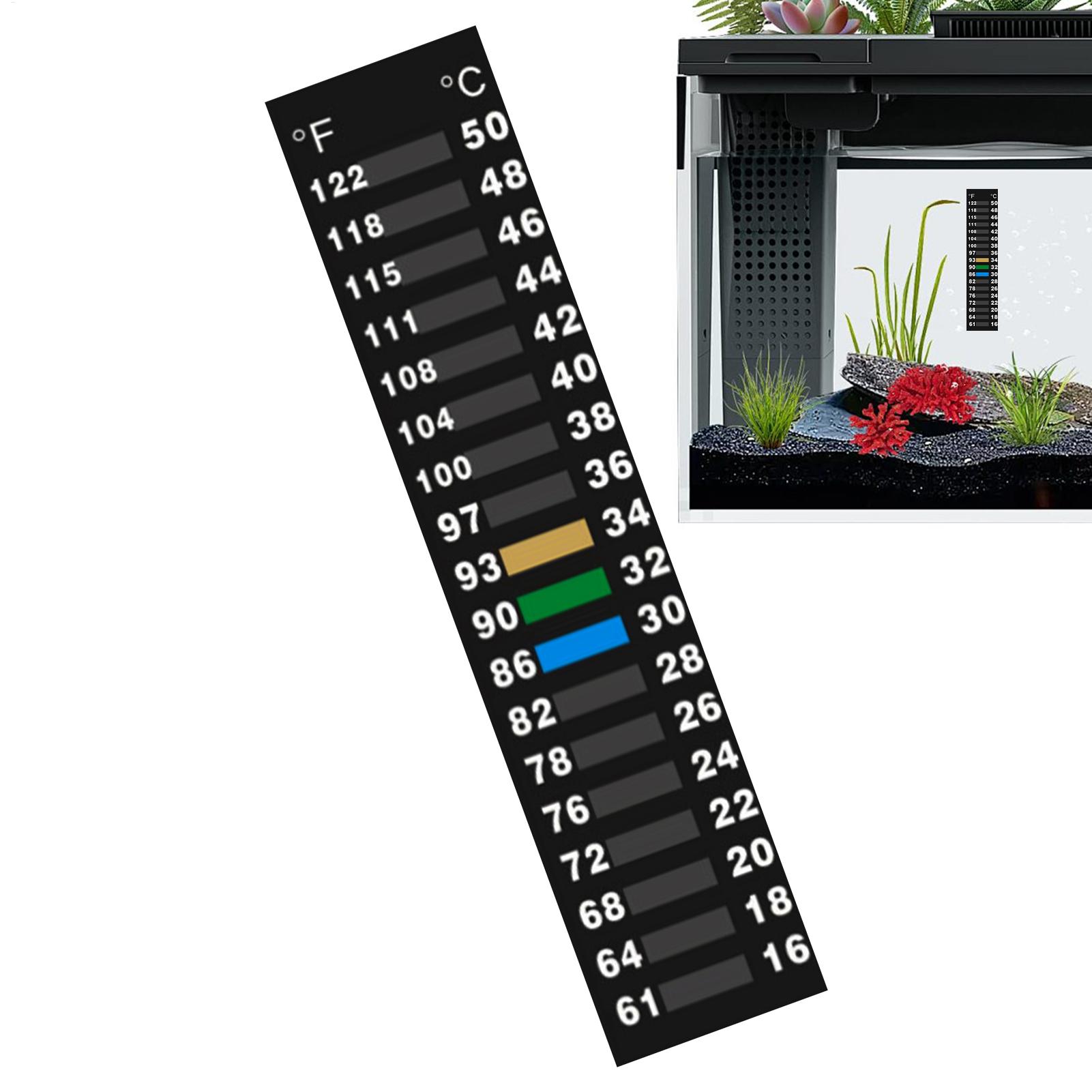 Temperature Strip Thermometer - Striscia Adesiva per Rilevamento Temperatura LCD,