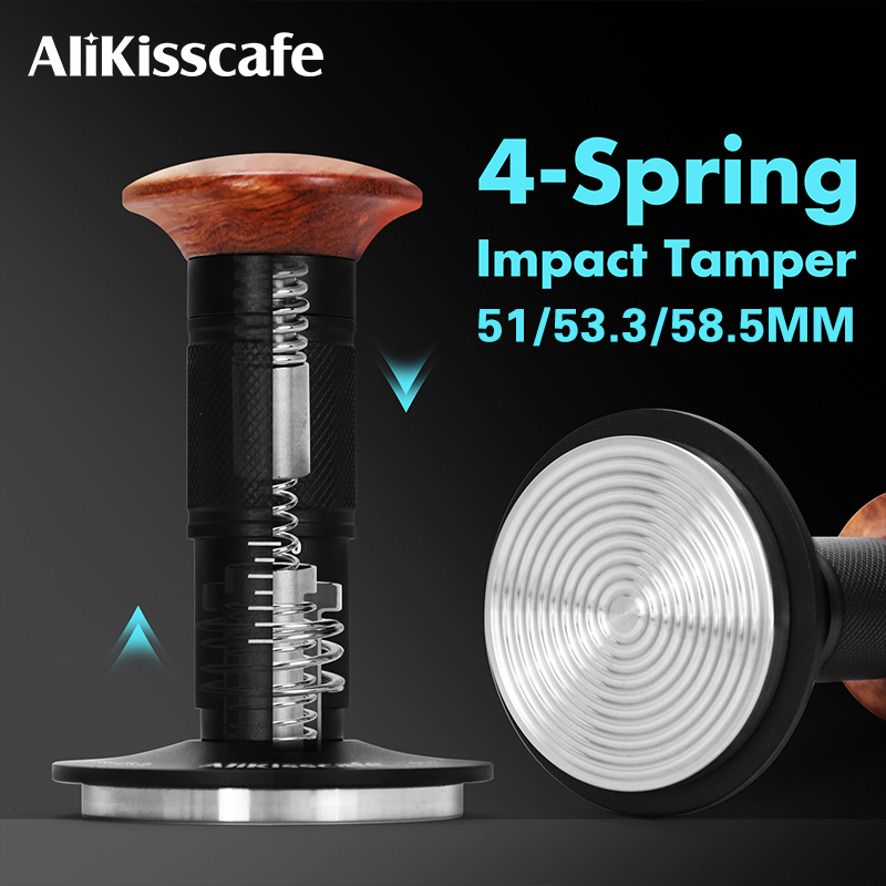 Espresso Tamper Set - AliKisscafe Caffè Tamper Impatto 4 Molla