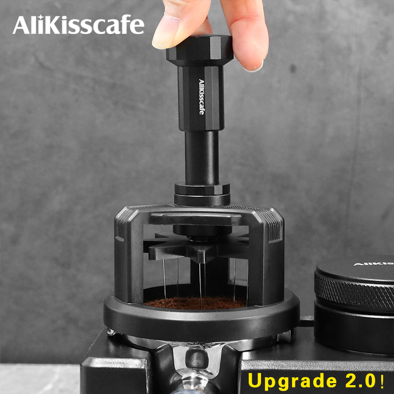 Espresso Tamper Set - Strumenti WDT Alikisscafe, Agitatore Rotante per