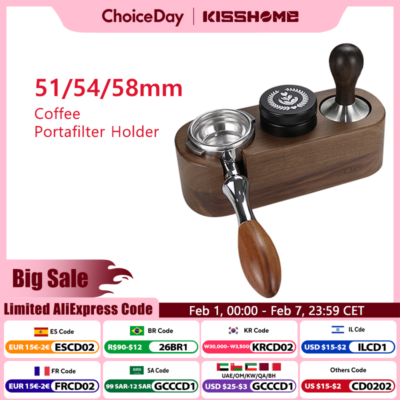 Espresso Tamper Set - Supporto per stazione antimanomissione per caffè