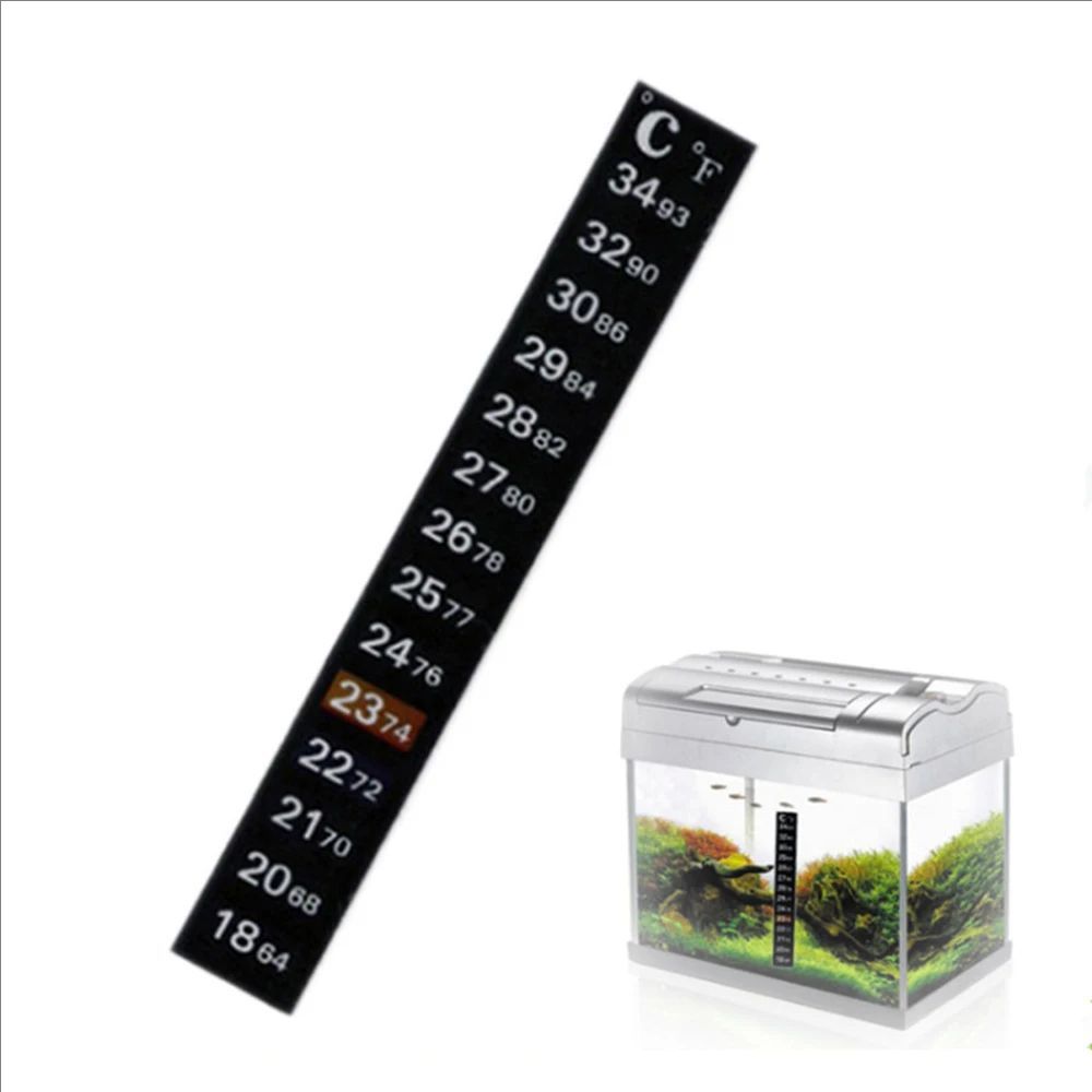 Temperature Strip Thermometer - 5/10 Pezzi Termometro Adesivo per Acquario,