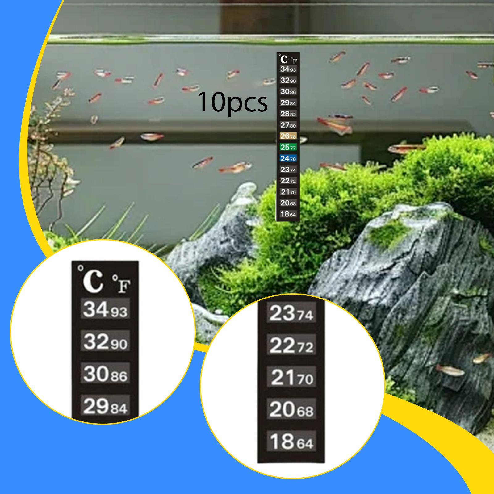 Temperature Strip Thermometer - Strisce reattive per la temperatura dell'acquario