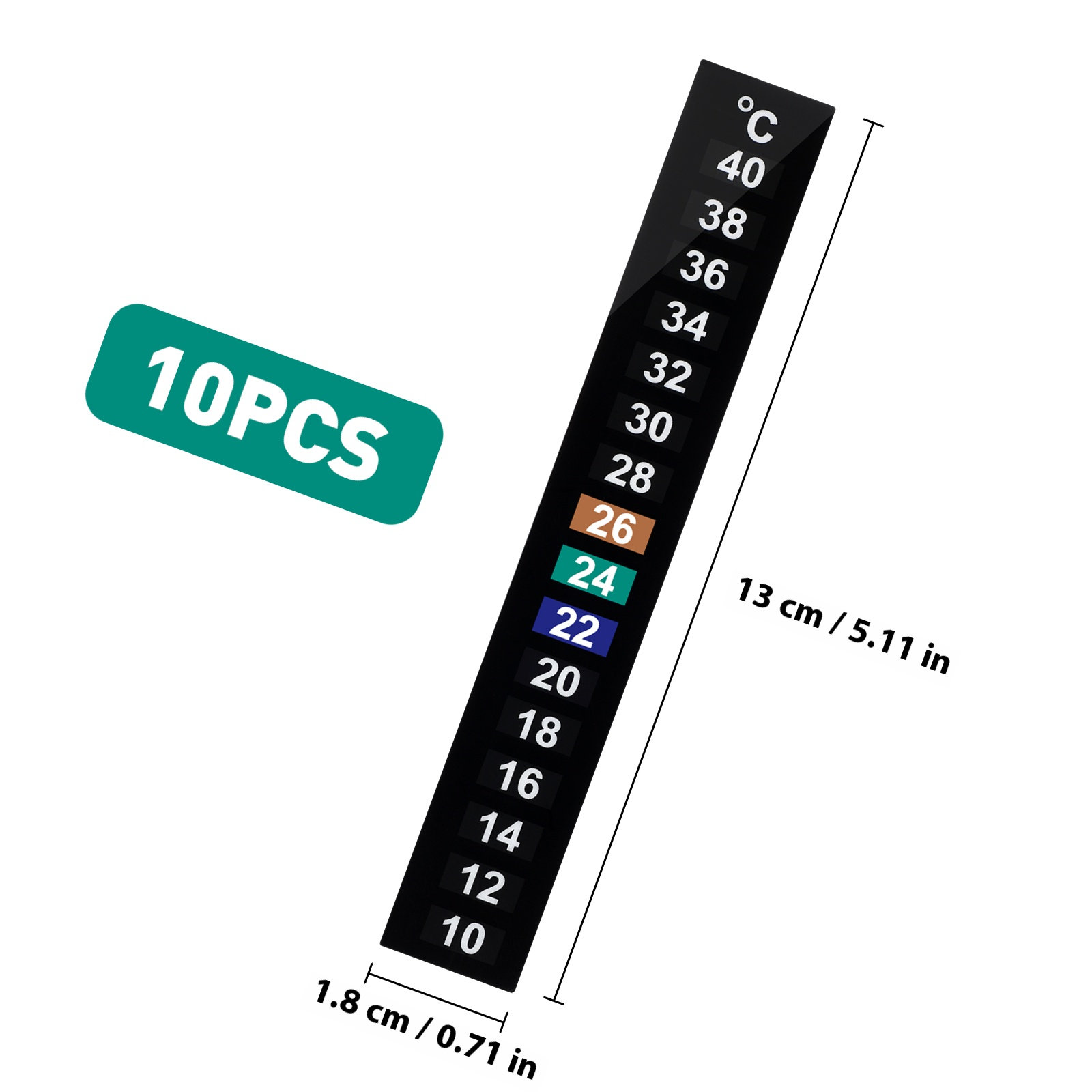 10 Pezzi di Strisce Termometri - Temperature Strip Thermometer recensione e prezzo