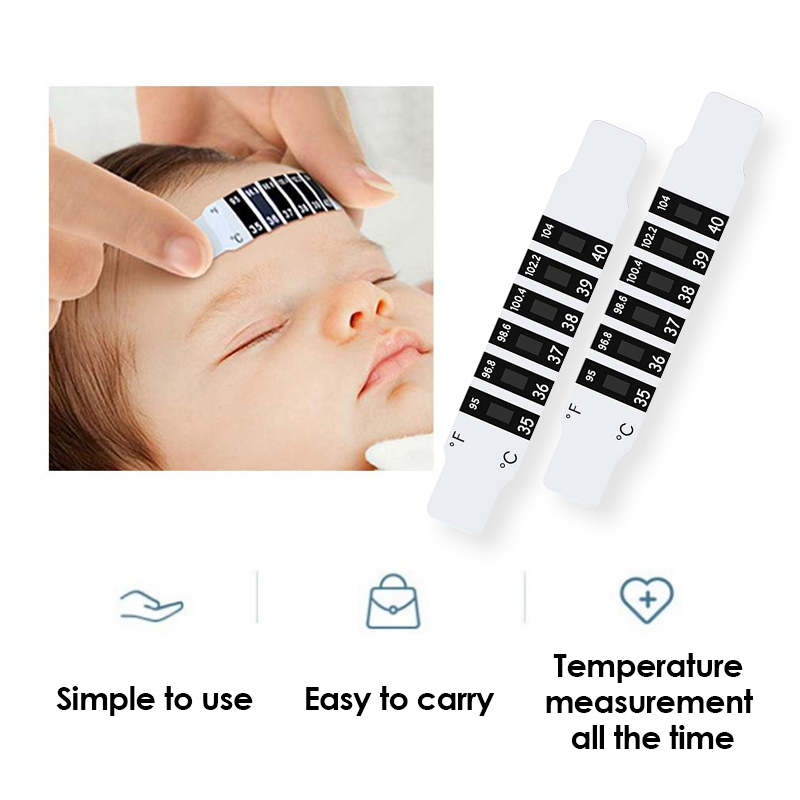 5pcs adesivi per la misurazion - Temperature Strip Thermometer recensione e prezzo