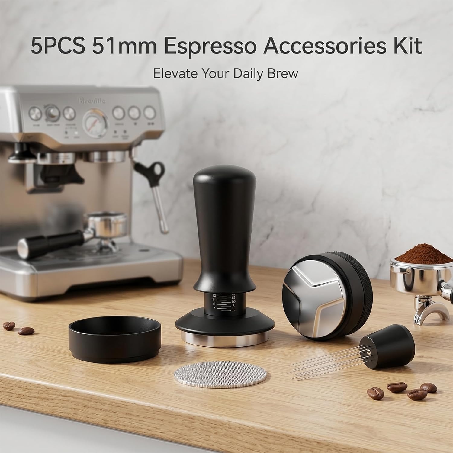 Kit Accessori Caffè Espresso 5 - Espresso Tamper Set recensione e prezzo