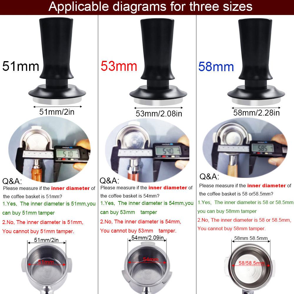 Pressino per caffè espresso da - Espresso Tamper Set recensione e prezzo