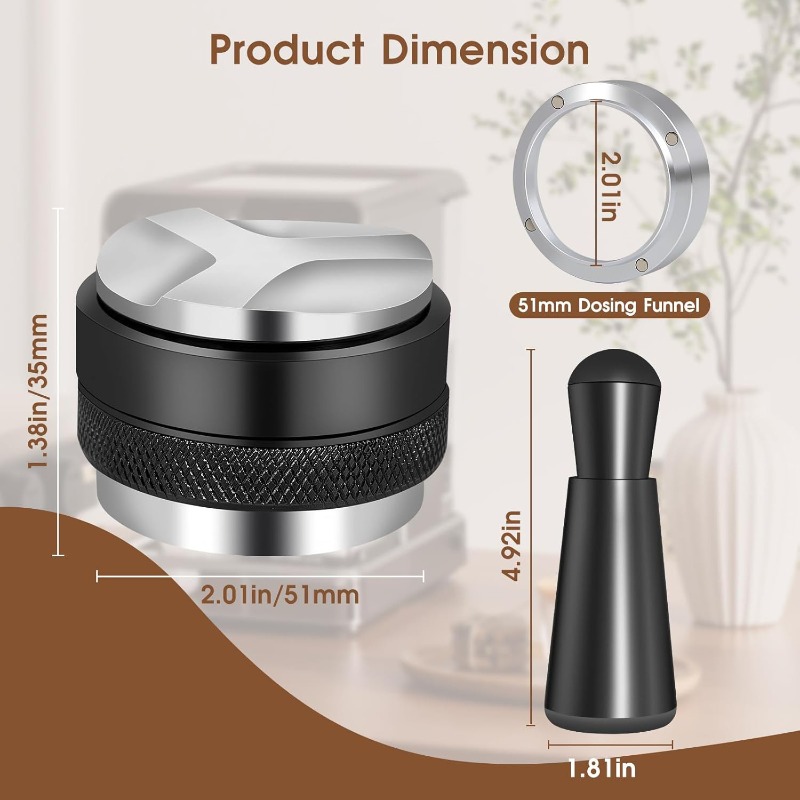 Set da 5 pezzi per espresso da - Espresso Tamper Set recensione e prezzo