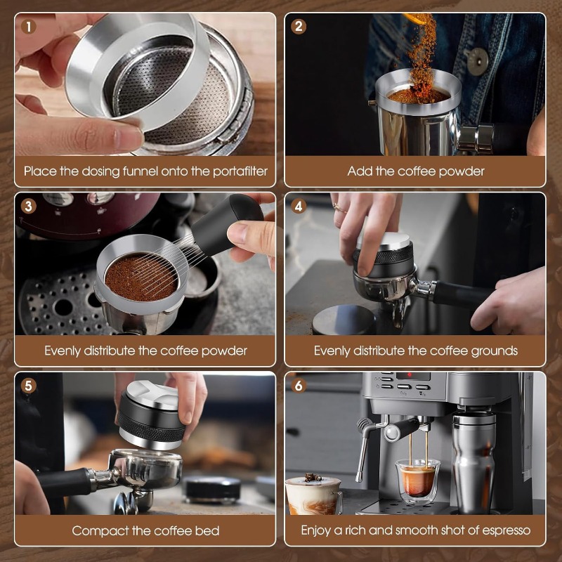 Set da 5 pezzi per espresso da - Espresso Tamper Set recensione e prezzo