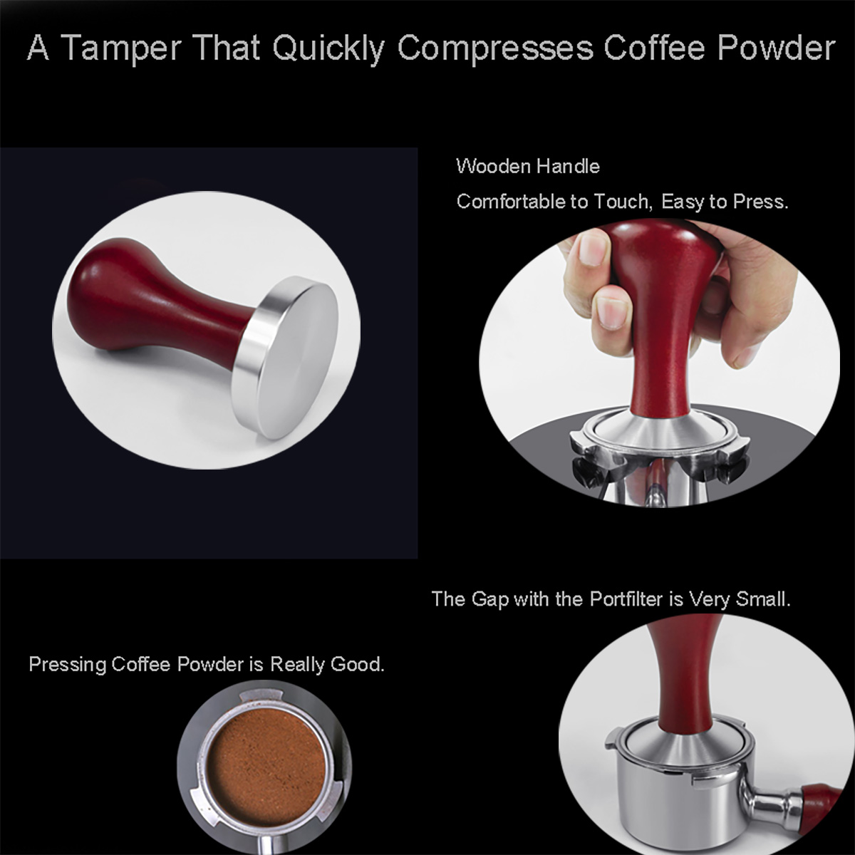 51mm 53mm 58mm Tamper per caff - Espresso Tamper Set recensione e prezzo