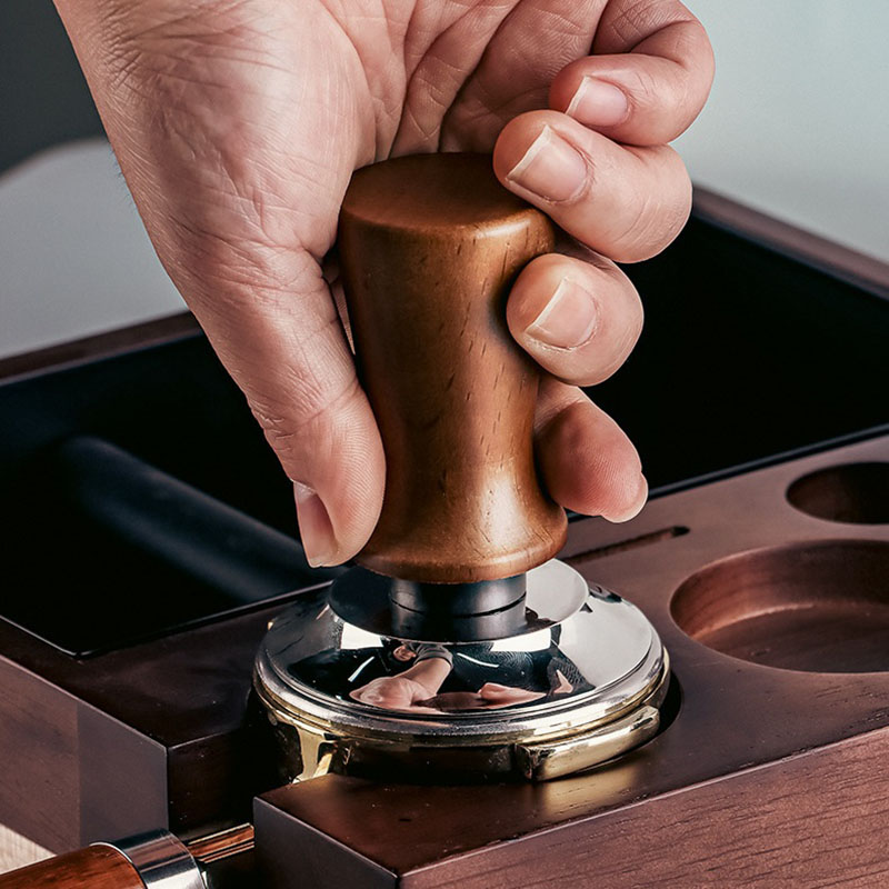 51mm 53mm 58mm Legno di faggio - Espresso Tamper Set recensione e prezzo
